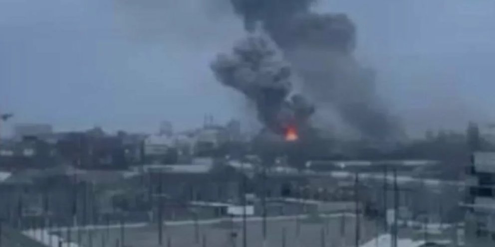 Massive Explosion In Kharkiv