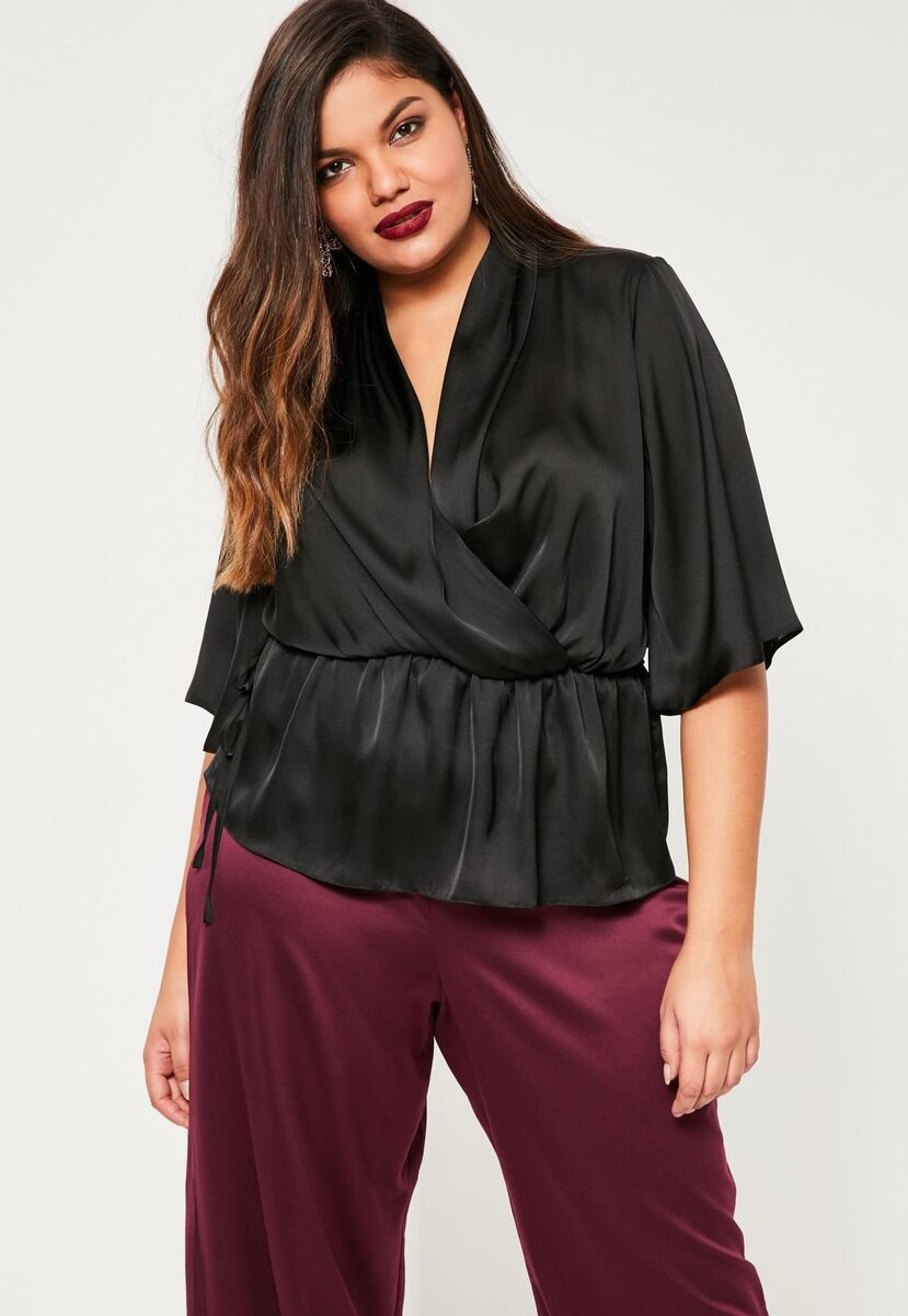 Красивая блузка для полных