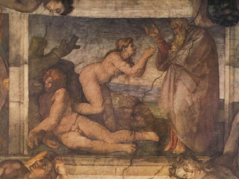 Michelangelo Adam And Eve