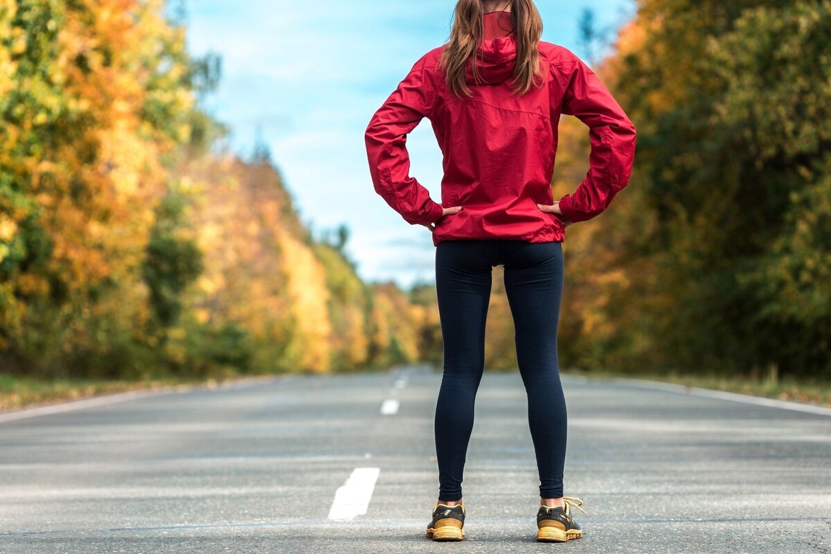 Running In A Sweatshirt