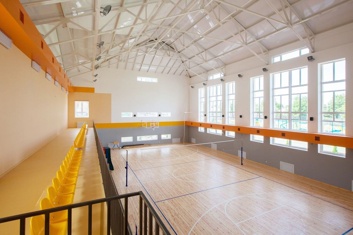 Современный Спортивный Зал В Школе