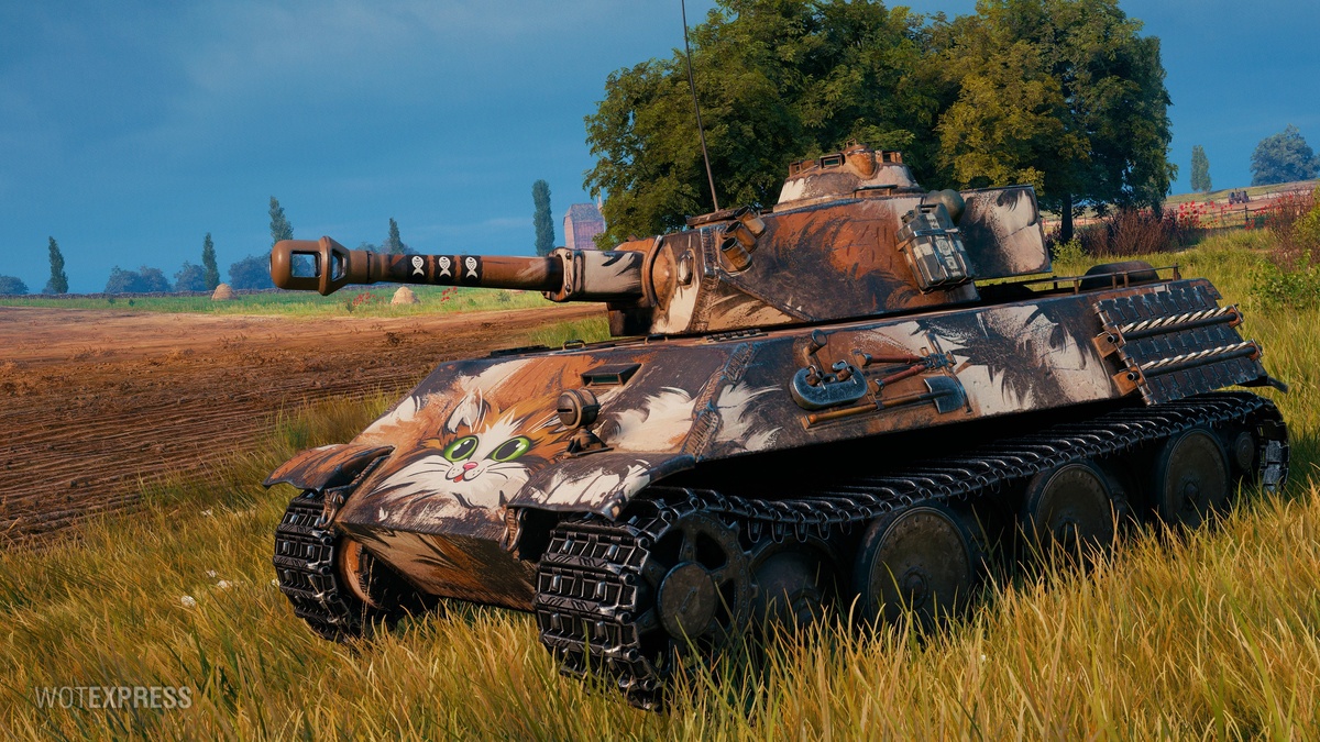 2D стиль Пушистый комочек в World of Tanks WOT Express EU Новости