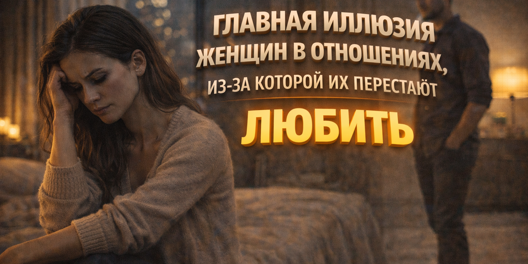 Главная иллюзия женщин в отношениях, из-за которой их перестают любить