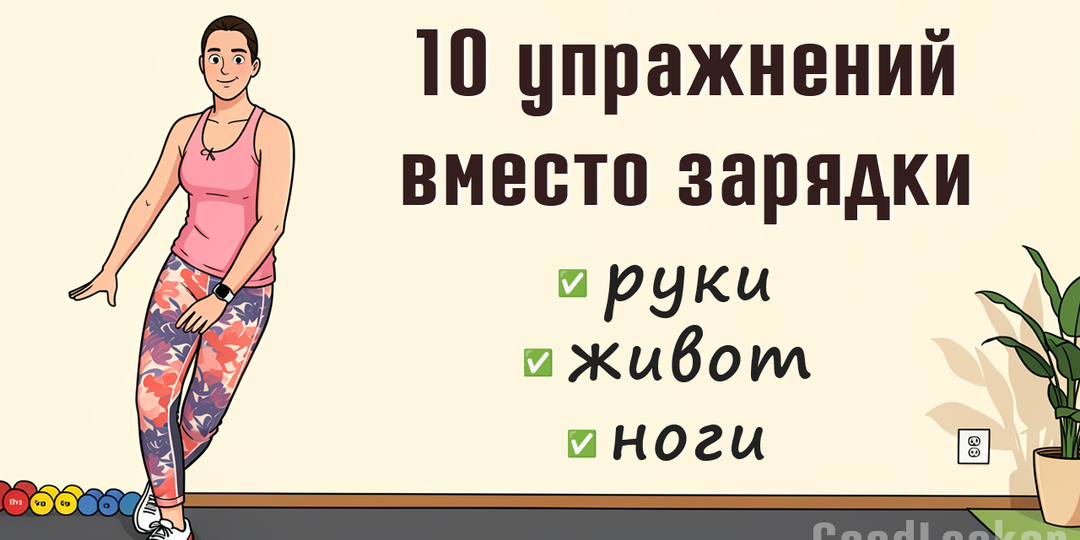 🔥10 легких кардио-упражнений для сжигания жира: руки, ноги и живот