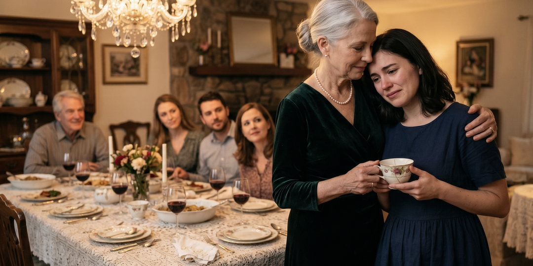 Я стеснялась своего прошлого. Свекровь рассказала за столом историю своей молодости и обняла меня при всех