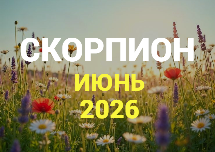 ♏СКОРПИОН гороскоп на ИЮНЬ 2026