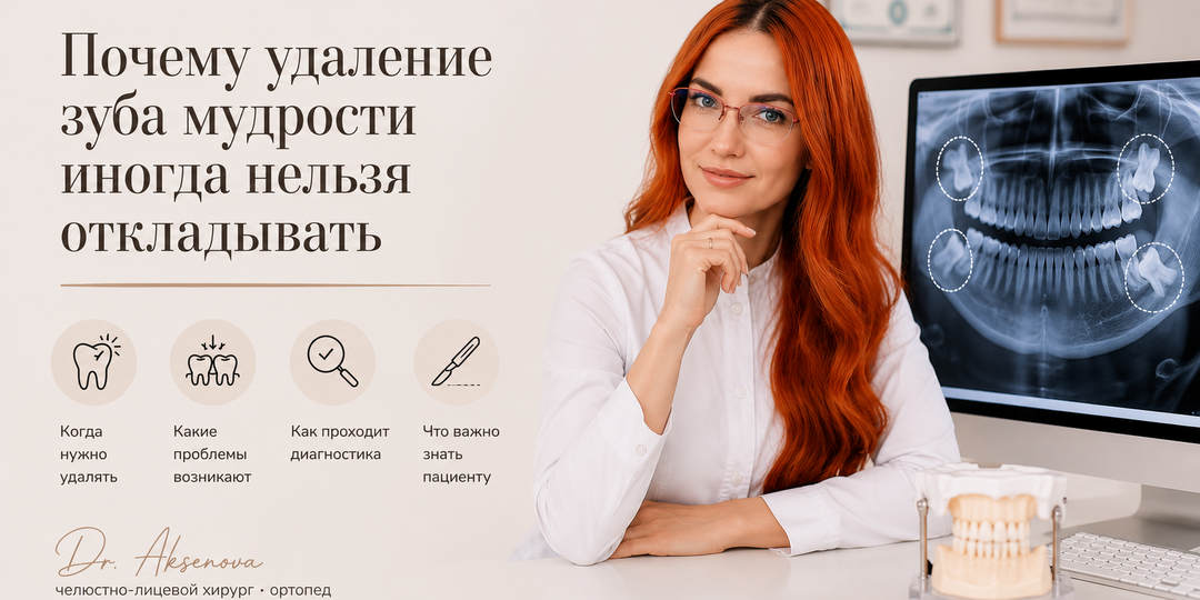 Почему удаление зуба мудрости иногда нельзя откладывать