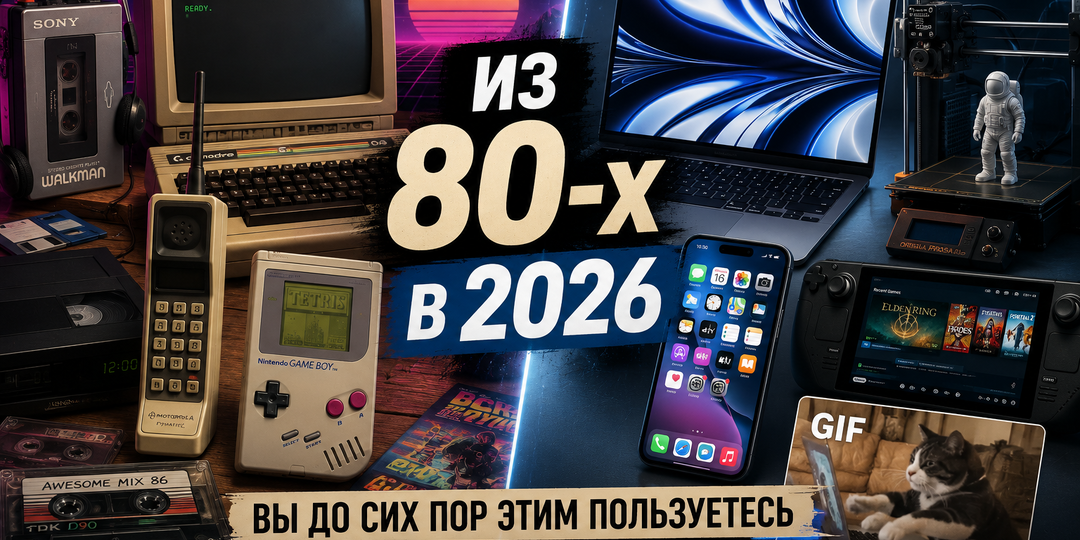 5 изобретений 80-х, которыми вы пользуетесь до сих пор. Некоторые способны удивить