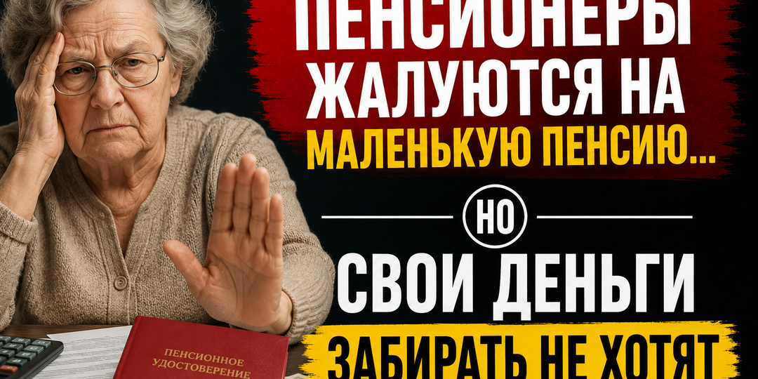 Пенсионеры жалуются на маленькую пенсию. Но свои же деньги часто даже не пытаются забрать.