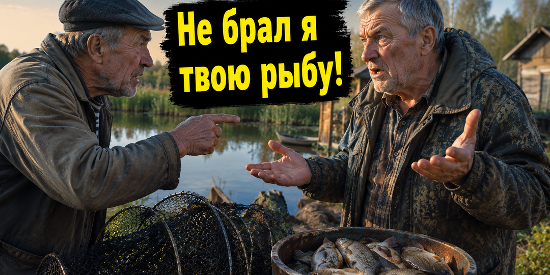 3 года не разговаривал с соседом, за то, что он ворует мою рыбу. Но позже нашли настоящего вора