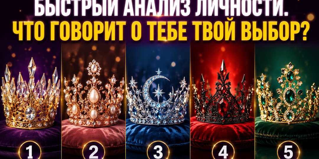Какую корону вы выберете первой? Ваш выбор покажет, чем именно вы притягиваете людей 👑