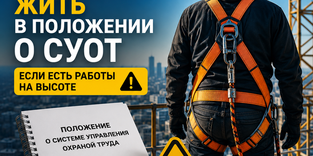 Работы на высоте и Положение о СУОТ: что должно быть обязательно