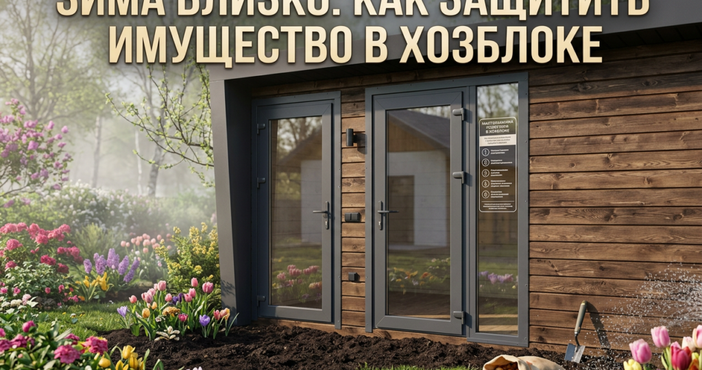 Хозблок для дачи: правила зимнего хранения без потерь имущества