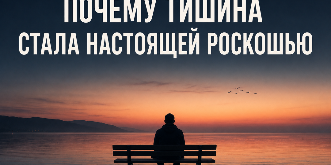 Почему тишина стала настоящей роскошью