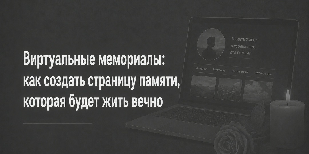Виртуальные мемориалы: как создать страницу памяти, которая будет жить вечно