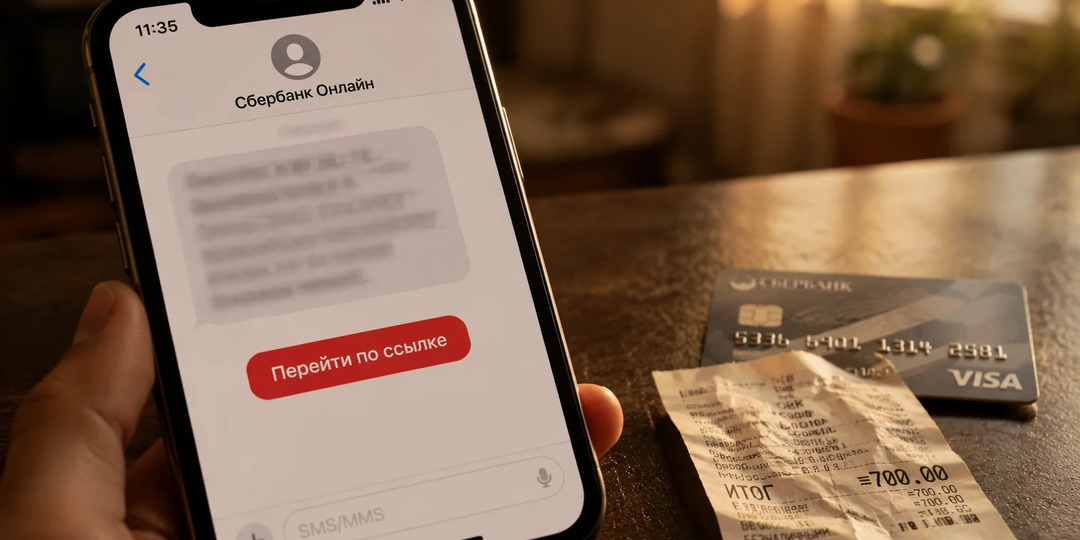 Вам пришло SMS от Сбера? Не переходите. Мошенники подделывают сообщения в 2026