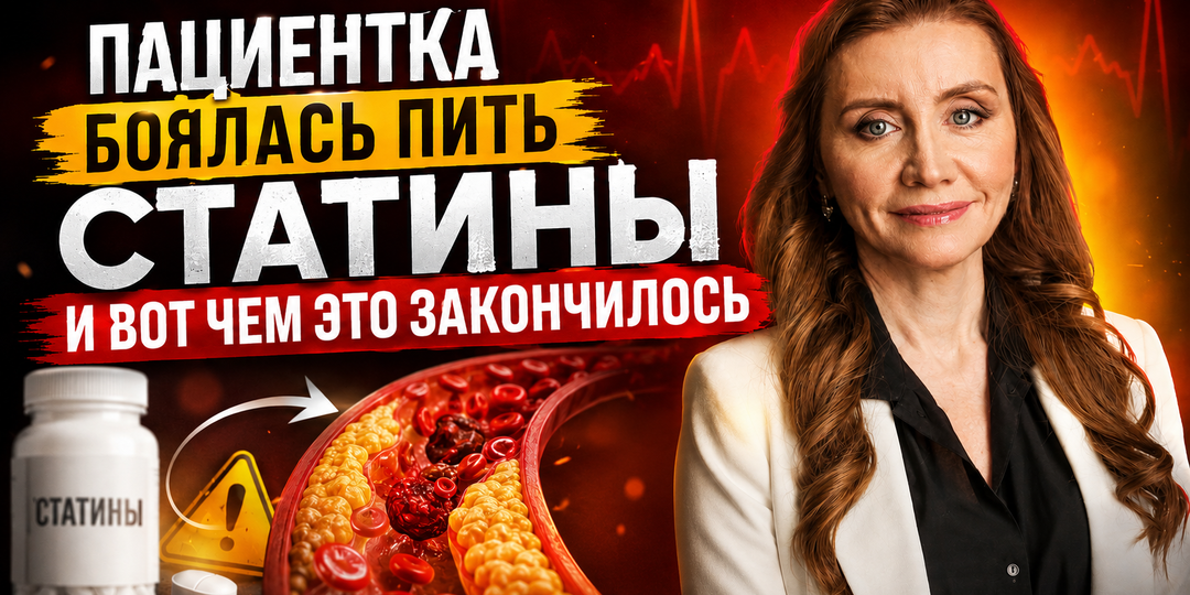 Пациентка отказалась от статинов. Чем это закончилось и почему страх перед лечением иногда опаснее самого холестерина