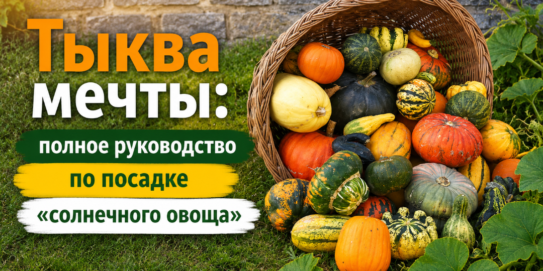 Тыква мечты: полное руководство по посадке «солнечного овоща»