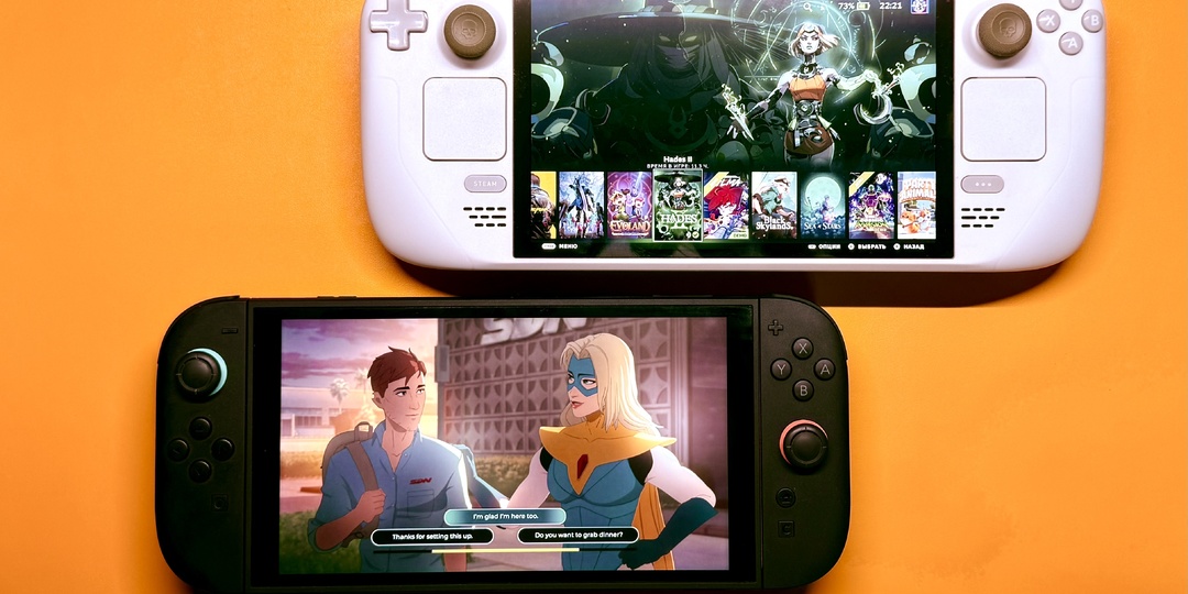 Steam Deck OLED или Nintendo Switch 2? Сравнили две популярные портативные консоли в 2026 году