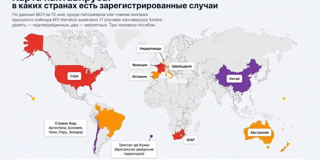 Вспышка хантавируса в мире: чем он опасен для детей и придет ли инфекция в Россию