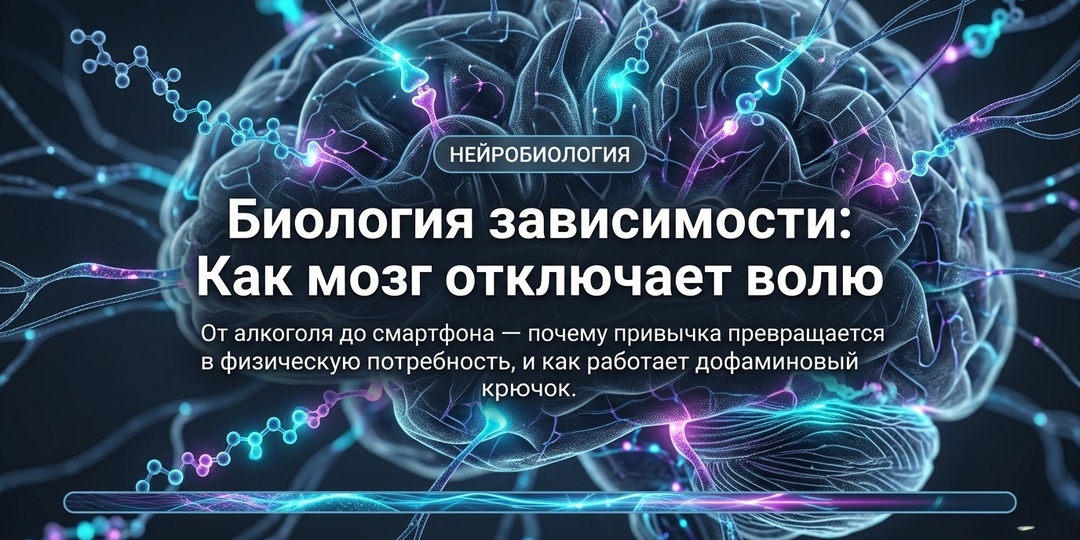 Биология любой зависимости от алкоголя до телефона