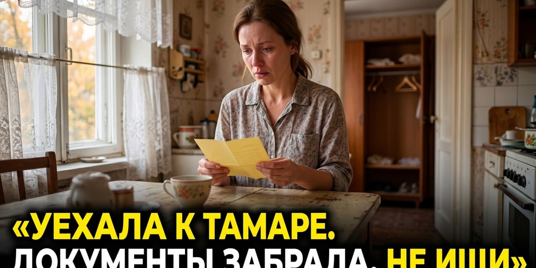 “Документы на квартиру я забрала”. Мать оставила 38-летнюю дочь с жёлтой запиской