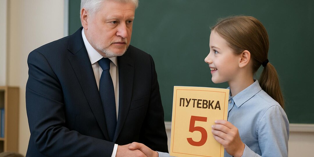 «Пятёрки» в обмен на путёвку: Сергей Миронов предложил новый подход к школьным успехам