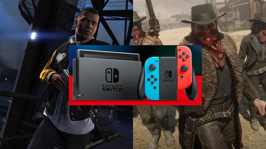 GTA V и Red Dead Redemption 2 могут портировать на Nintendo Switch