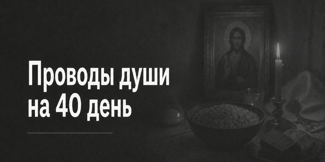 Проводы души на 40 день