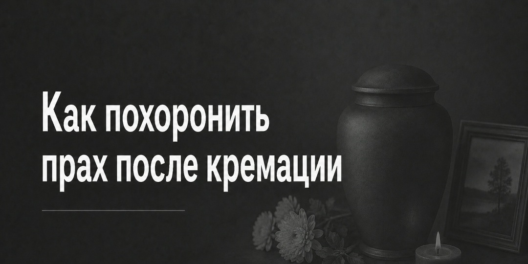 Как похоронить прах после кремации