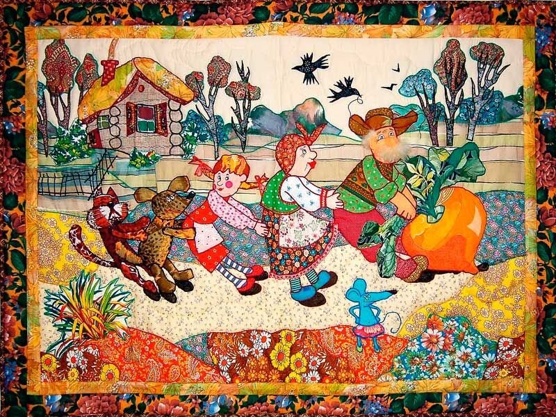 Картины Из Лоскутков Ткани Своими Руками