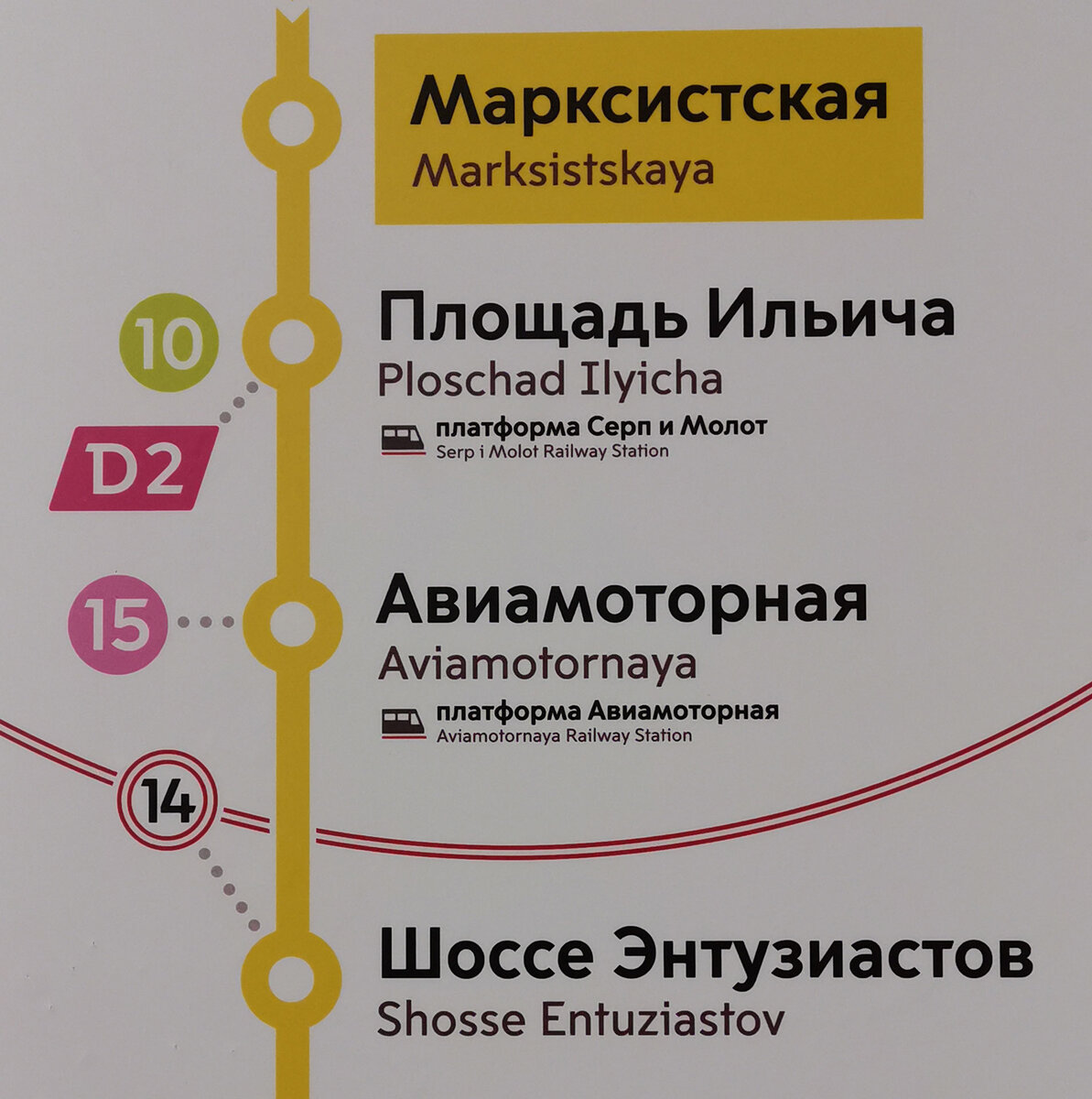 Метро марксистская