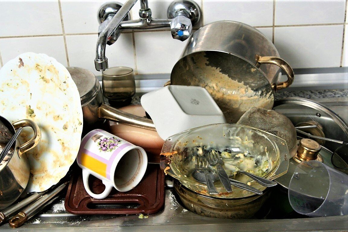 Грязная Посуда Фото