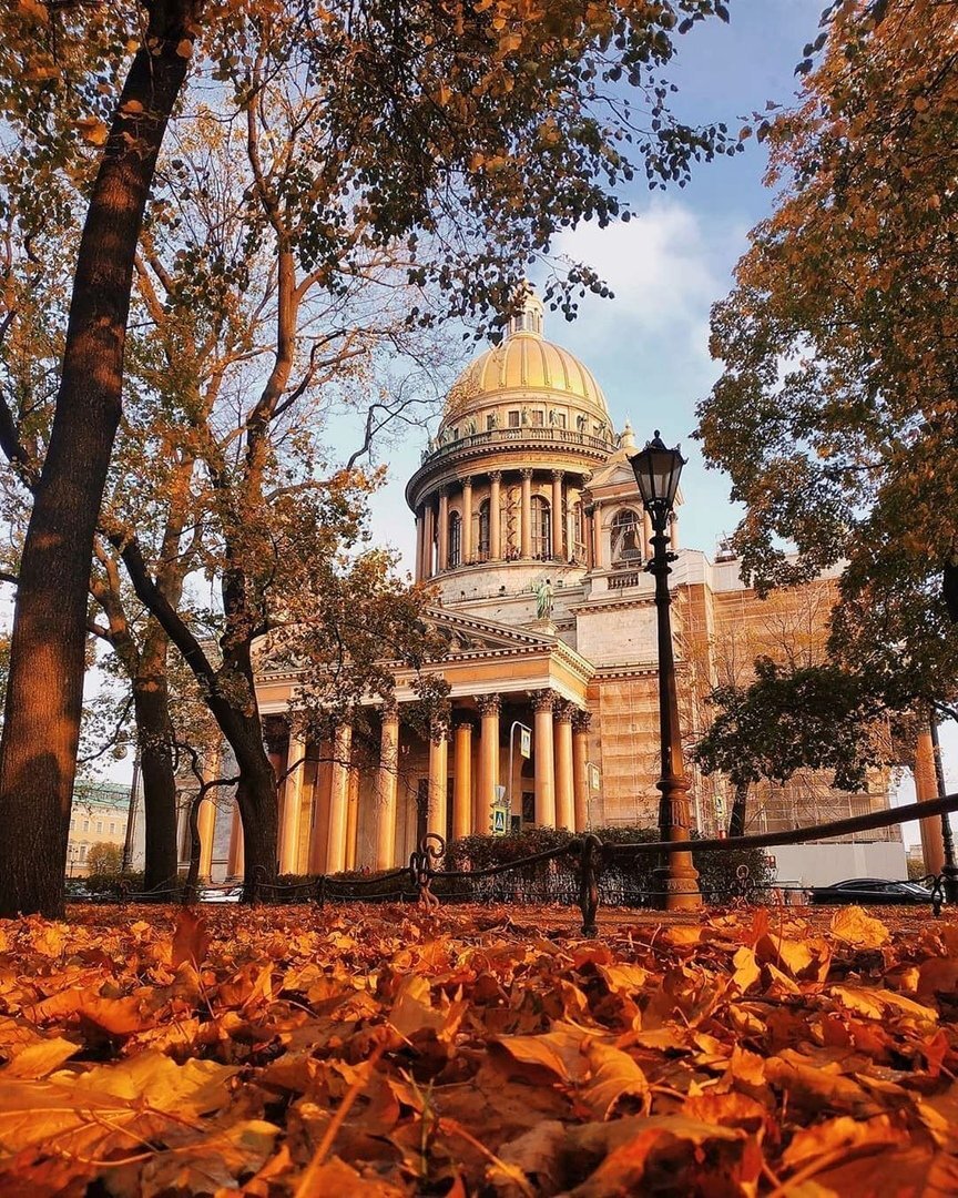 Санкт петербург осенью
