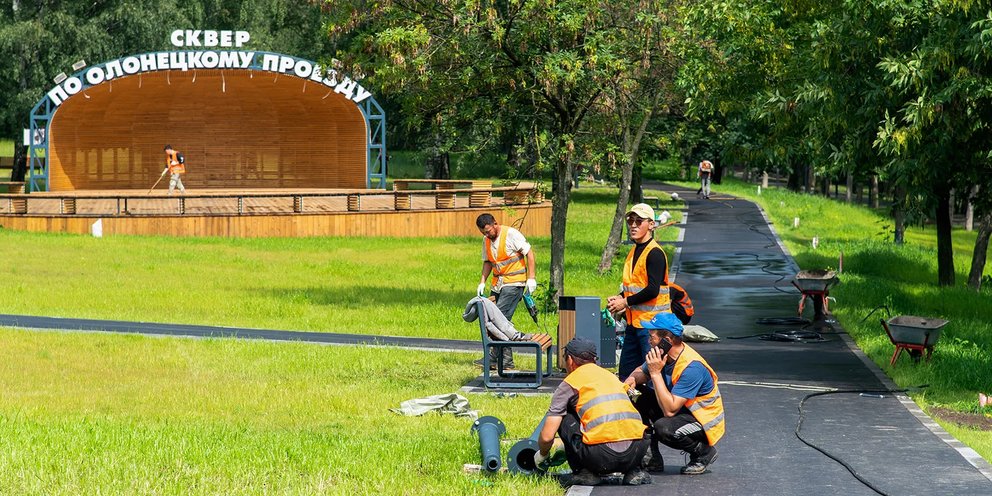 Облагораживание парка Лосиный остров