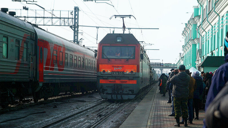 Омск омск поезд фото