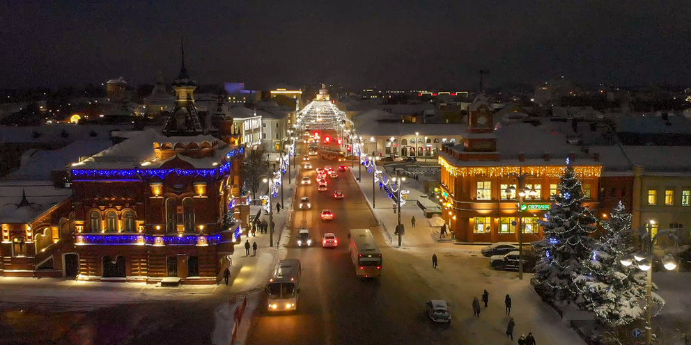 Новогодняя ночь 2024 во владимире. Владимир новогодний центр. Новогодний Александров. Александров новый год. Новогодний Александров фото.