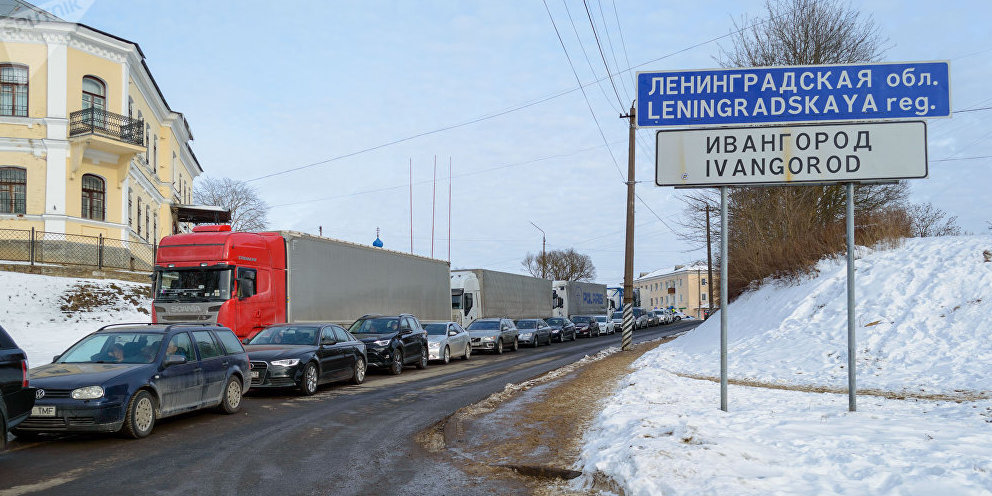 Ивангород граница с эстонией фото