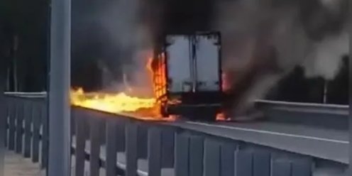 Взорвалась газель сегодня