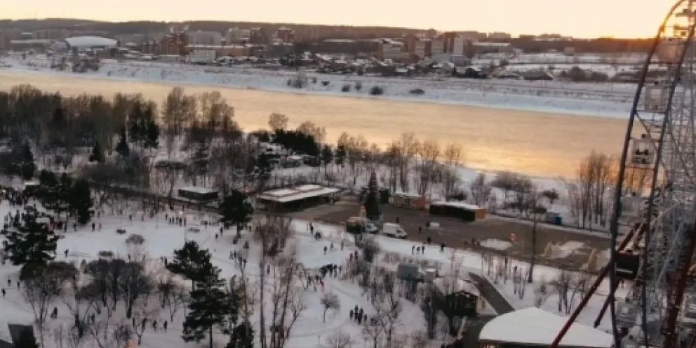 Иркутск остров конный каток