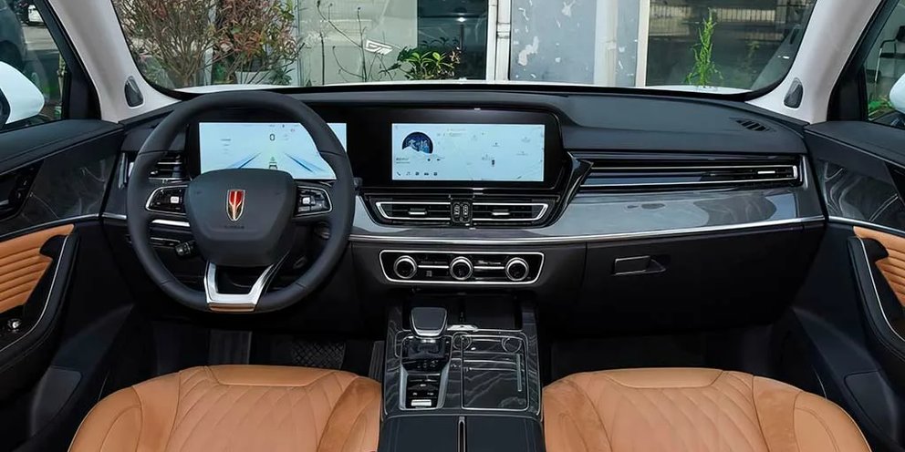 Hongqi h9 салона и интерьера