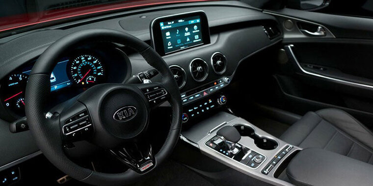 Киа стингер фото салона У лифтбека Kia Stinger появилась комплектация Style: Новости