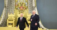 Путин и&nbsp;Лукашенко по&nbsp;видеосвязи проводят совместную тренировку ядерных сил|
