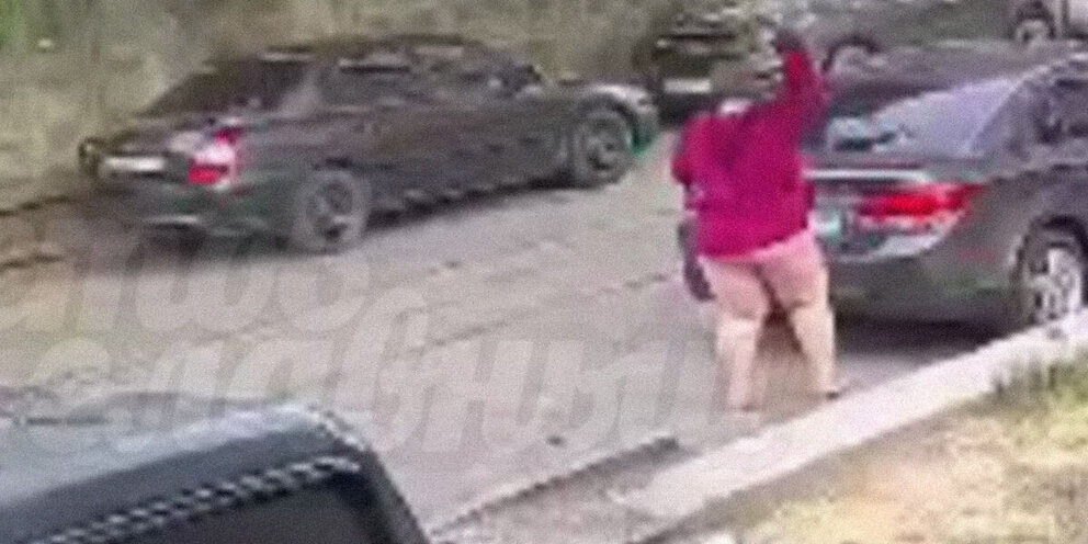 Женщина разбила машину