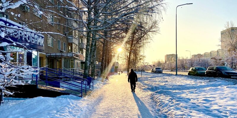 Город зима фото летом