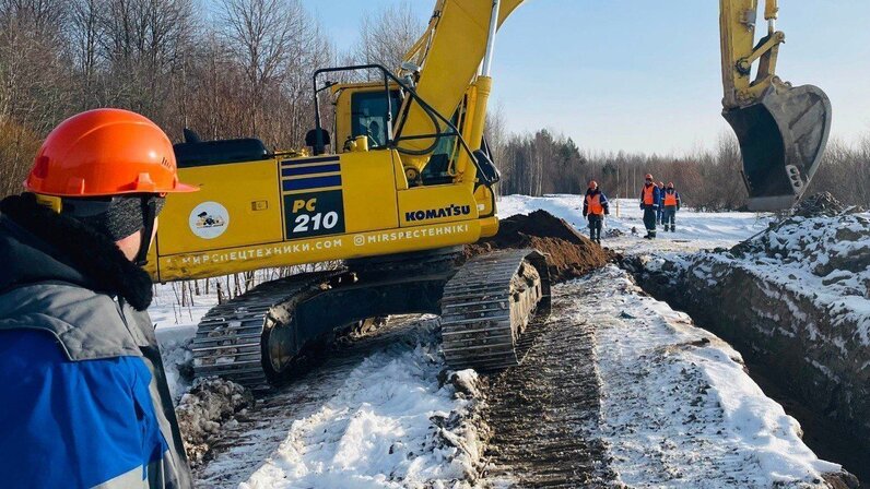подготовительные работы монтажа. подготовка к строительству. подготовительные работы монтажа. подготовительные работы монтажа. монтаж биоканализации.