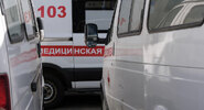 Очевидцы сняли последствия столкновения самосвала и&nbsp;автобуса в&nbsp;Подмосковье|