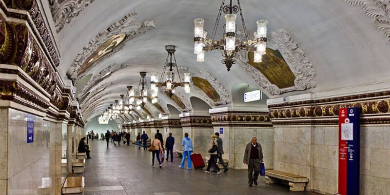 Туалет на станции метро арбатская