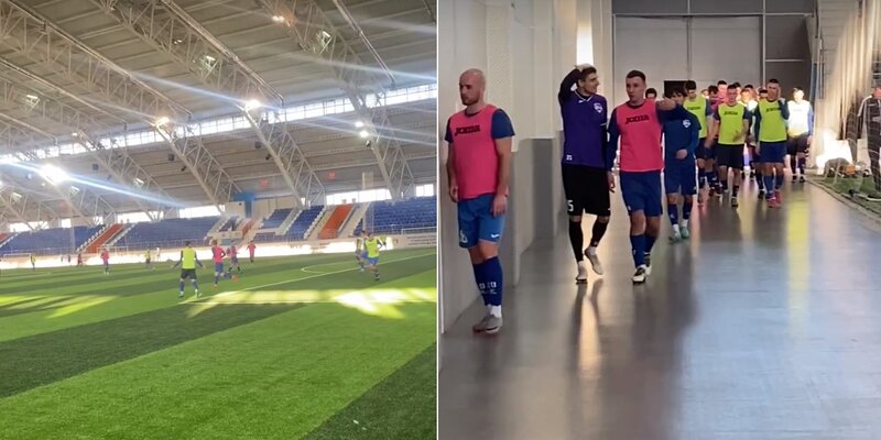 Тренировка в манеже