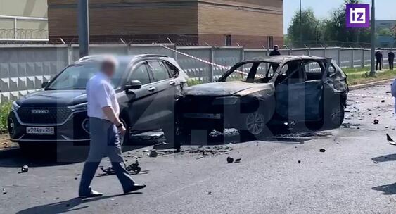 Камера видеонаблюдения сняла момент подрыва авто в&nbsp;Балашихе|